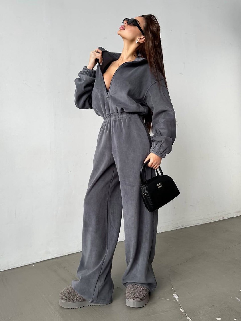 Fleece jumpsuit for ultimate comfort