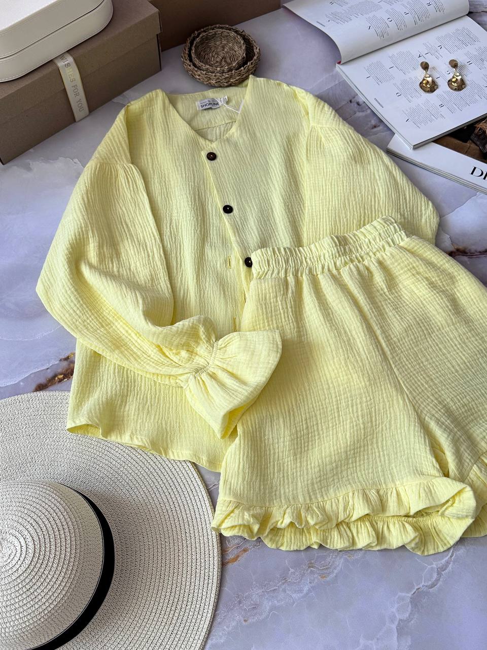 Muslin summer suit for women